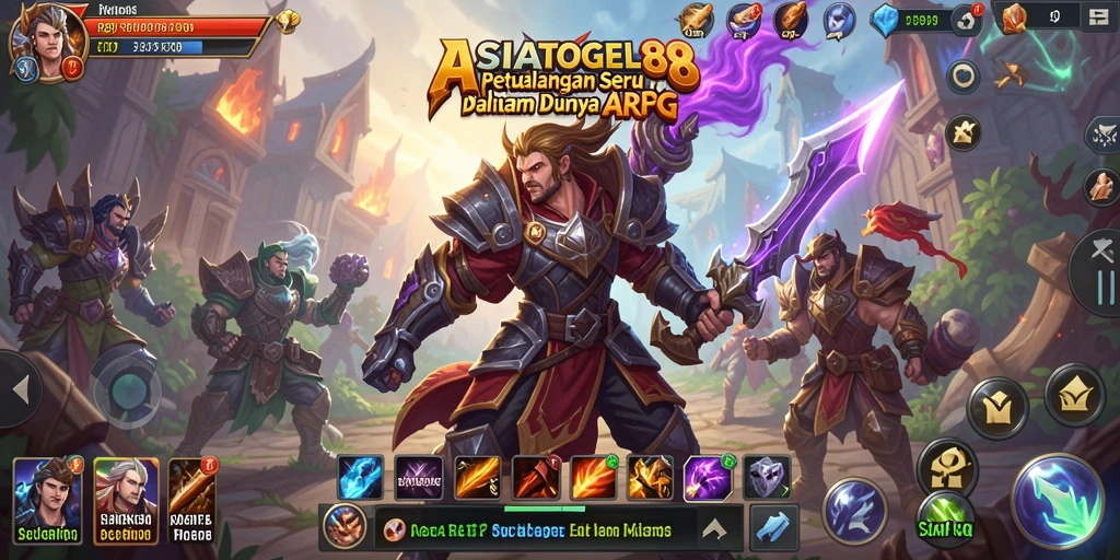 Tampilan aksi seru di dunia ARPG ASIATOGEL88.