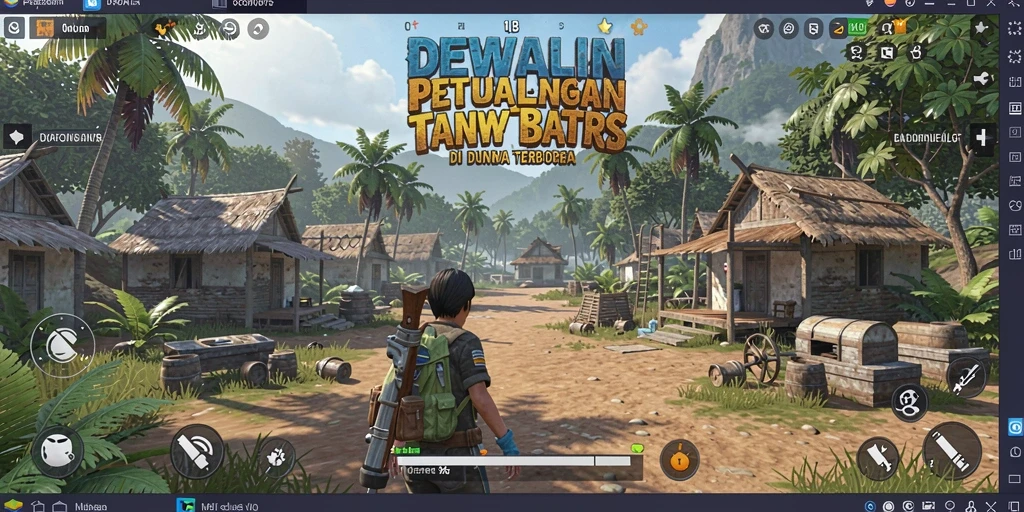 Gameplay DEWALIN menampilkan petualangan seru di dunia terbuka yang luas.