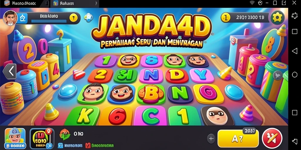 Tangkapan layar dari permainan Bingo JANDA4D yang menampilkan gameplay yang menarik.
