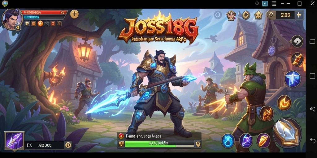 Tangkapan layar gameplay JOSS188 yang menampilkan pertempuran mendebarkan.
