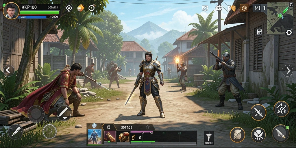 Tampilan gameplay KPK100 yang menawan dan menarik.