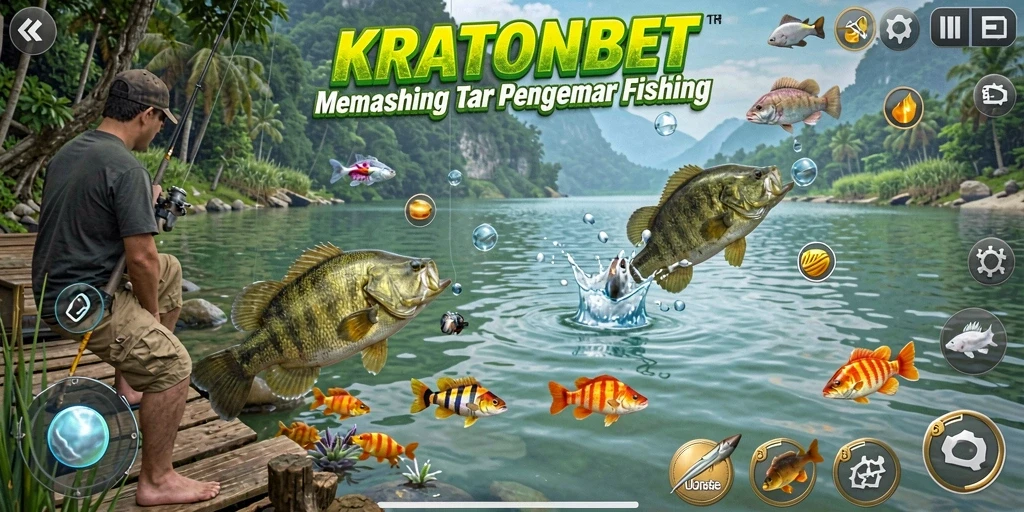 Gameplay seru dan menantang di KRATONBET dengan pengalaman memancing yang realistis.