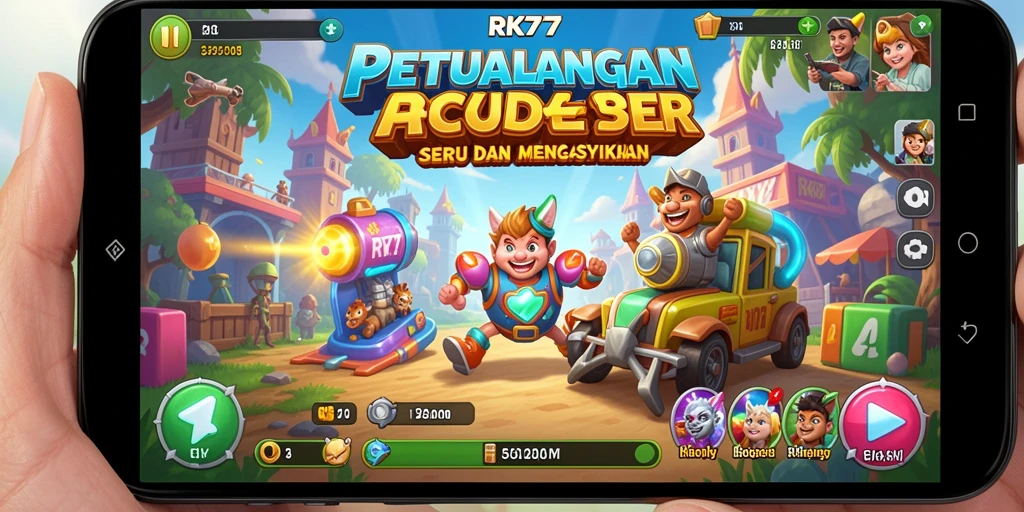 Tangkapan layar RK77 menampilkan aksi gameplay seru dan penuh tantangan.