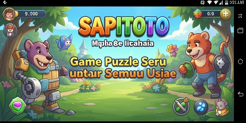 Tampilan gameplay SAPITOTO yang menarik dan penuh tantangan puzzle.