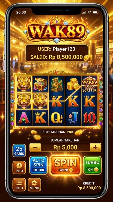 Tampilan antarmuka wak89 yang intuitif dan mudah digunakan.